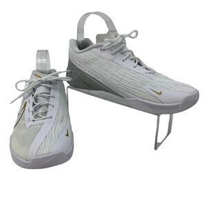 Nike Womens 8.5 Crossfit Shoes React Metcon Turbo White Gold Trim CT1249-100